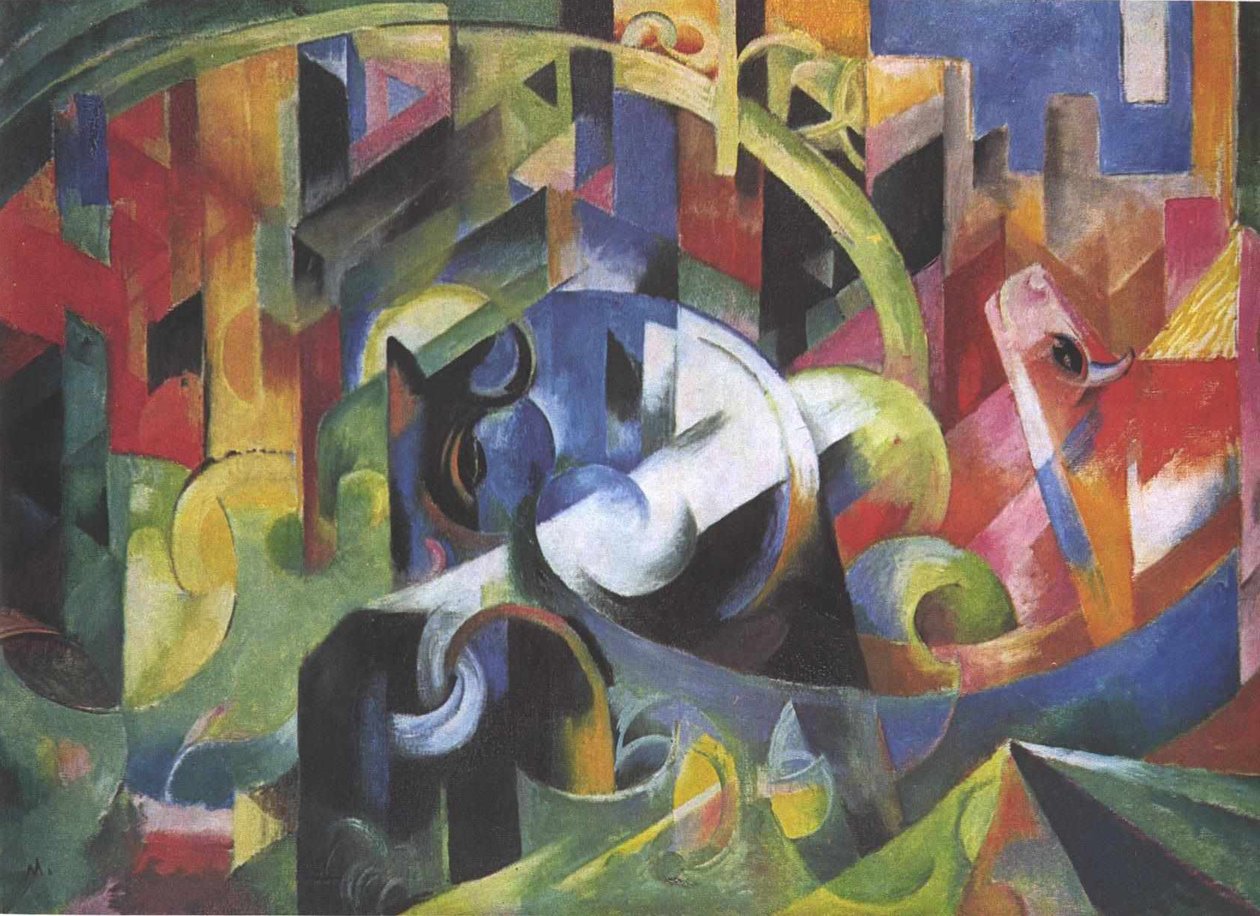 Szarvasmarha alkotó: Franz Marc