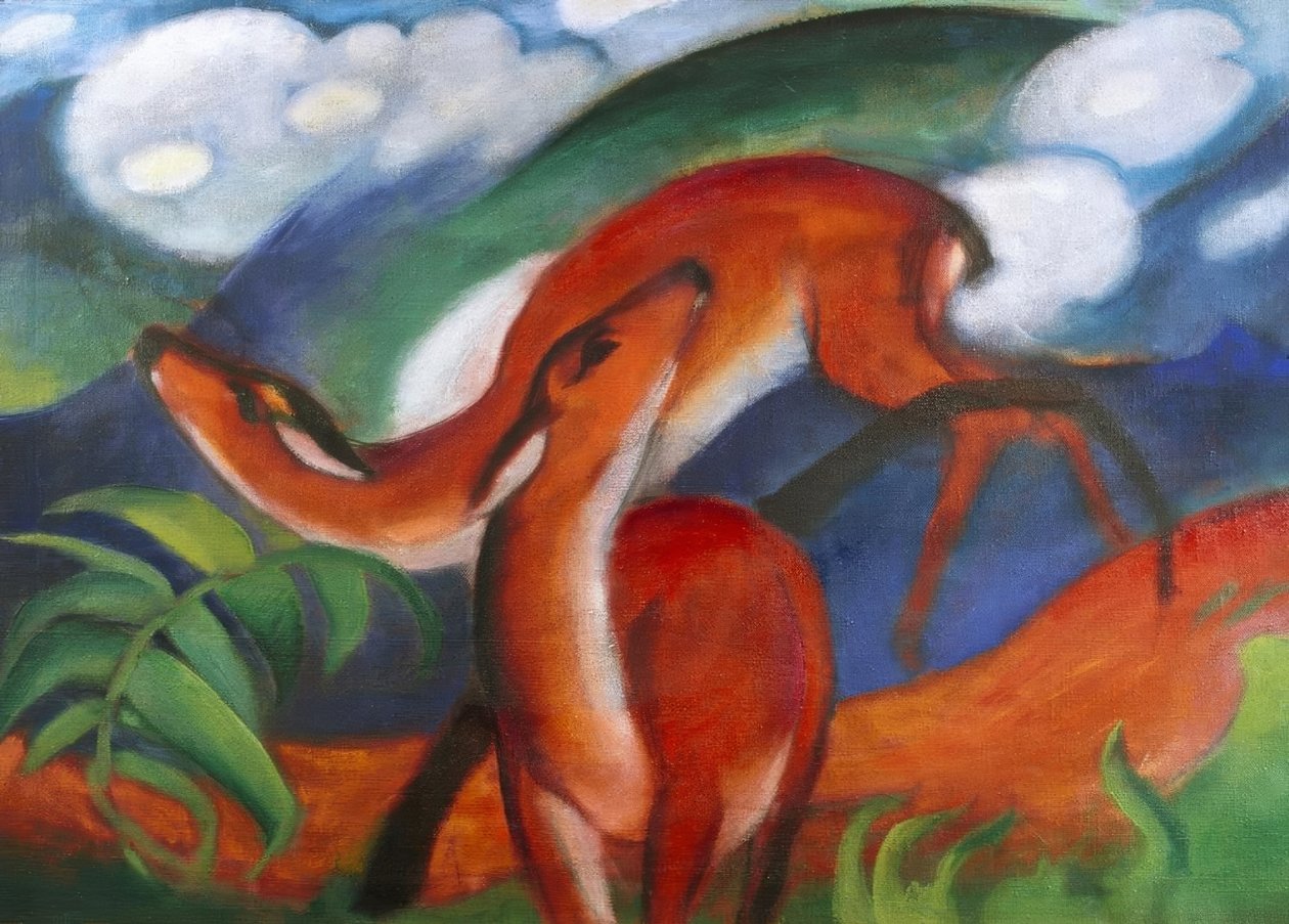 Rote mechanika II alkotó: Franz Marc