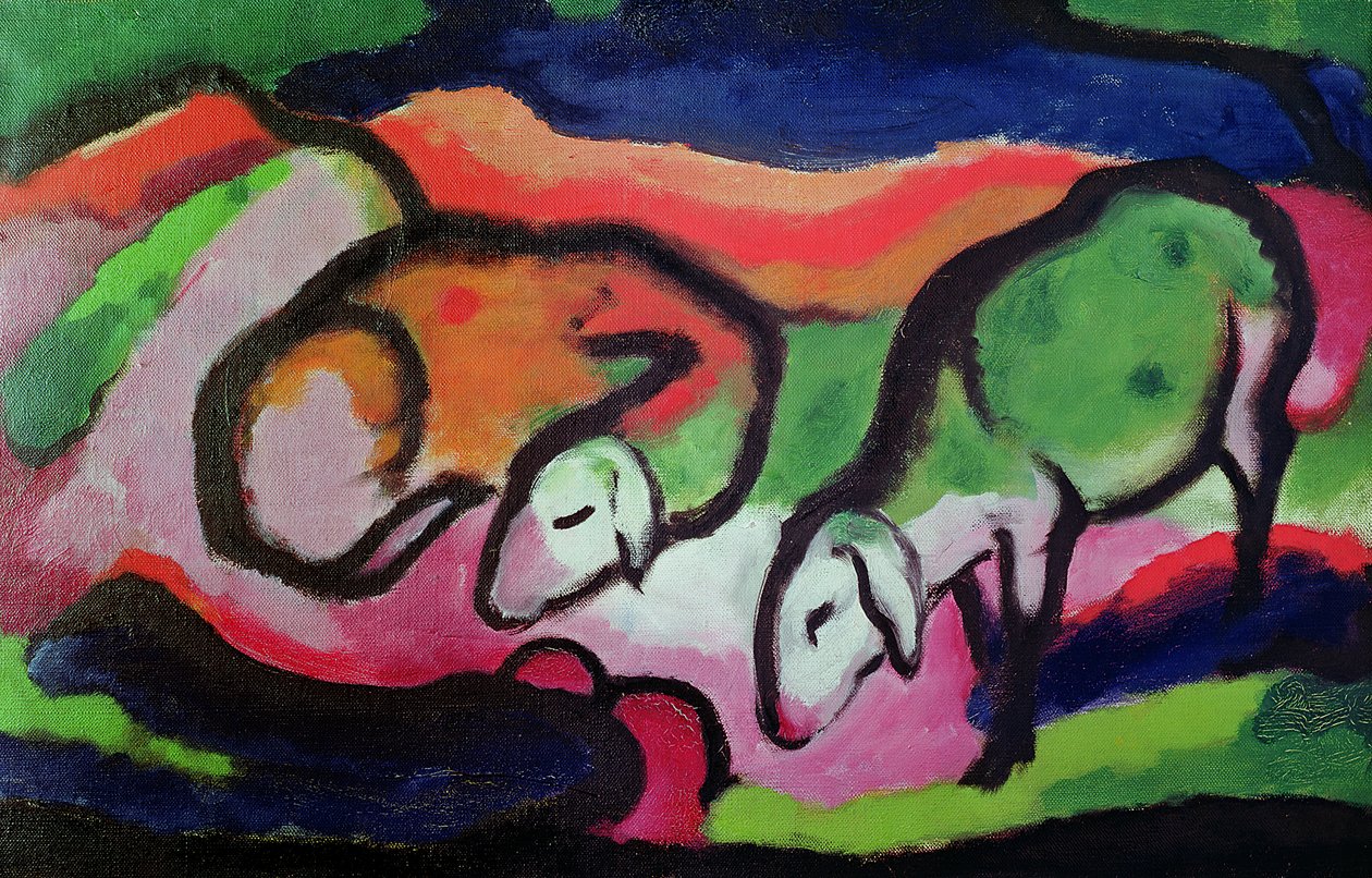 Juh, 1912 alkotó: Franz Marc
