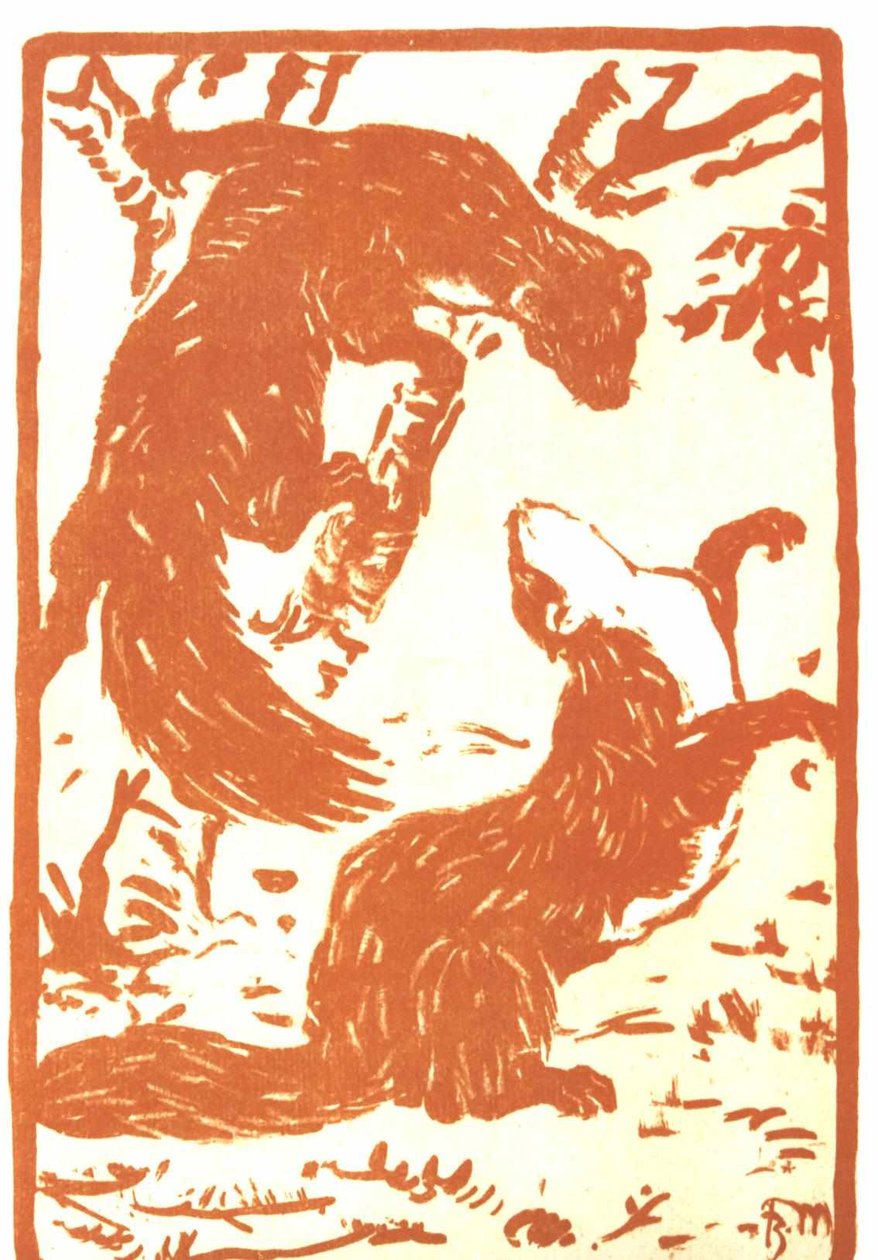 Menyét játszani alkotó: Franz Marc