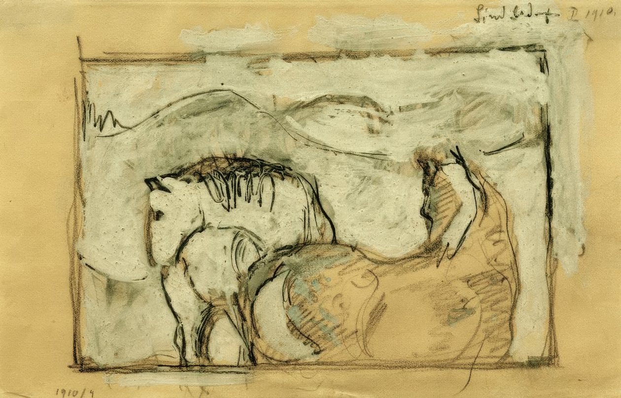 Két ló alkotó: Franz Marc