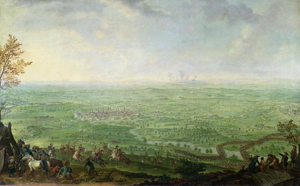 Olmutz ostroma a porosz hadsereg által, 1758 alkotó: Franz Paul Findenigg