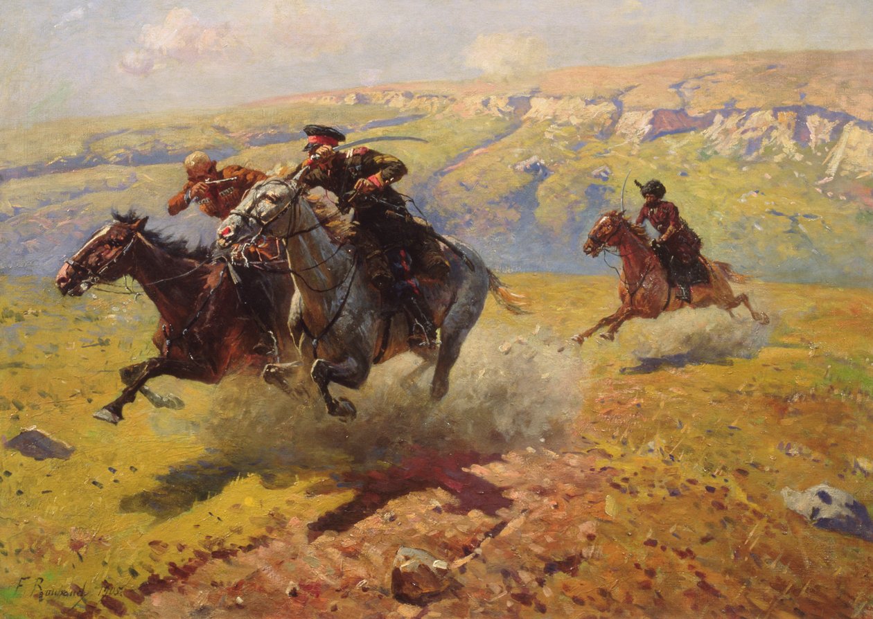 Párbaj, 1905 alkotó: Franz Roubaud