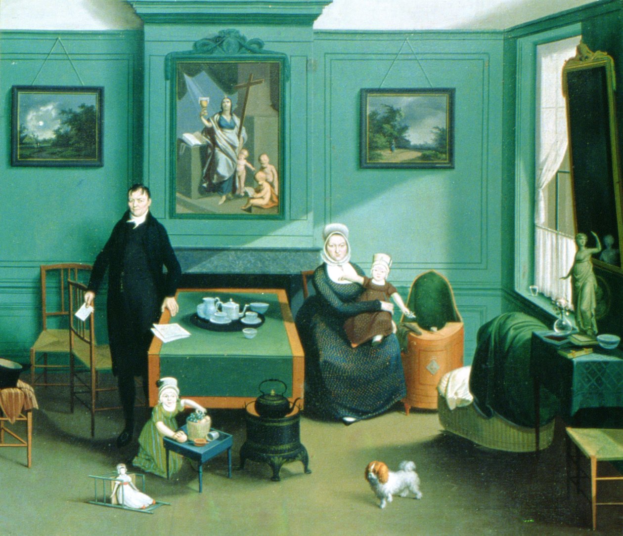 Családi csoport, 1810 körül alkotó: Franz Schrank