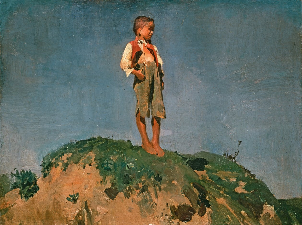 Pásztorfiú alkotó: Franz Seraph von Lenbach