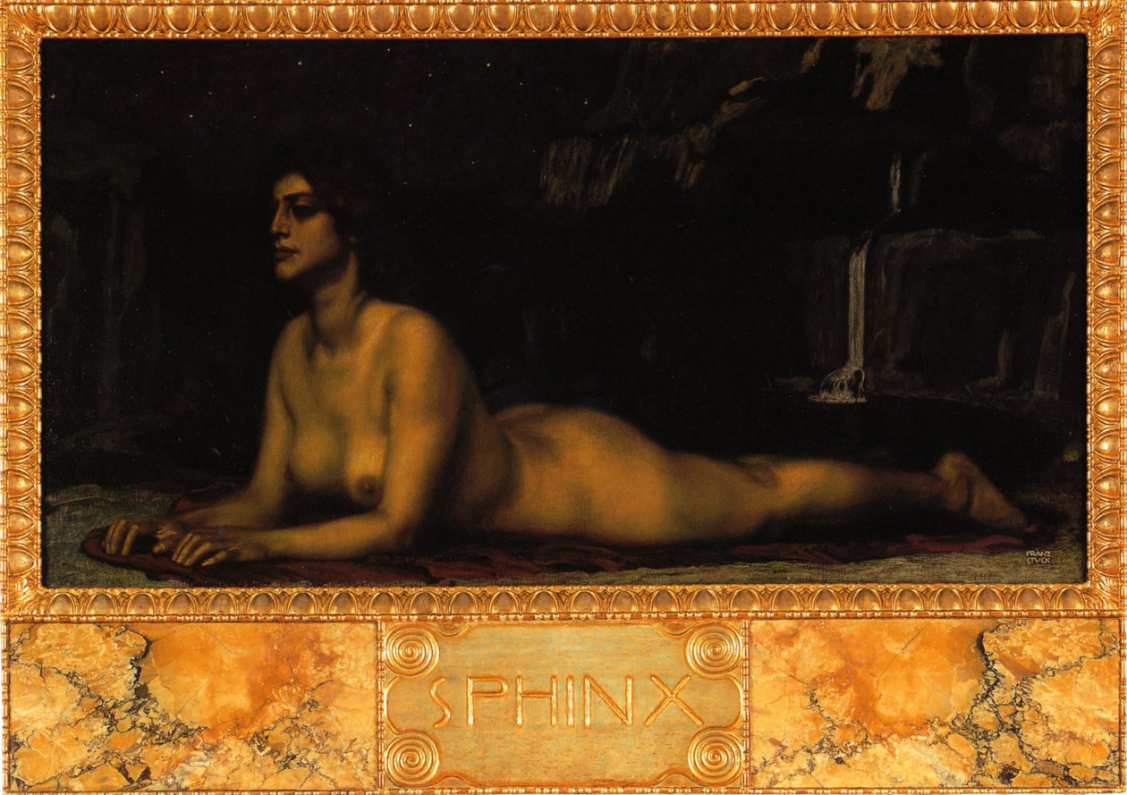 Szfinksz alkotó: Franz von Stuck