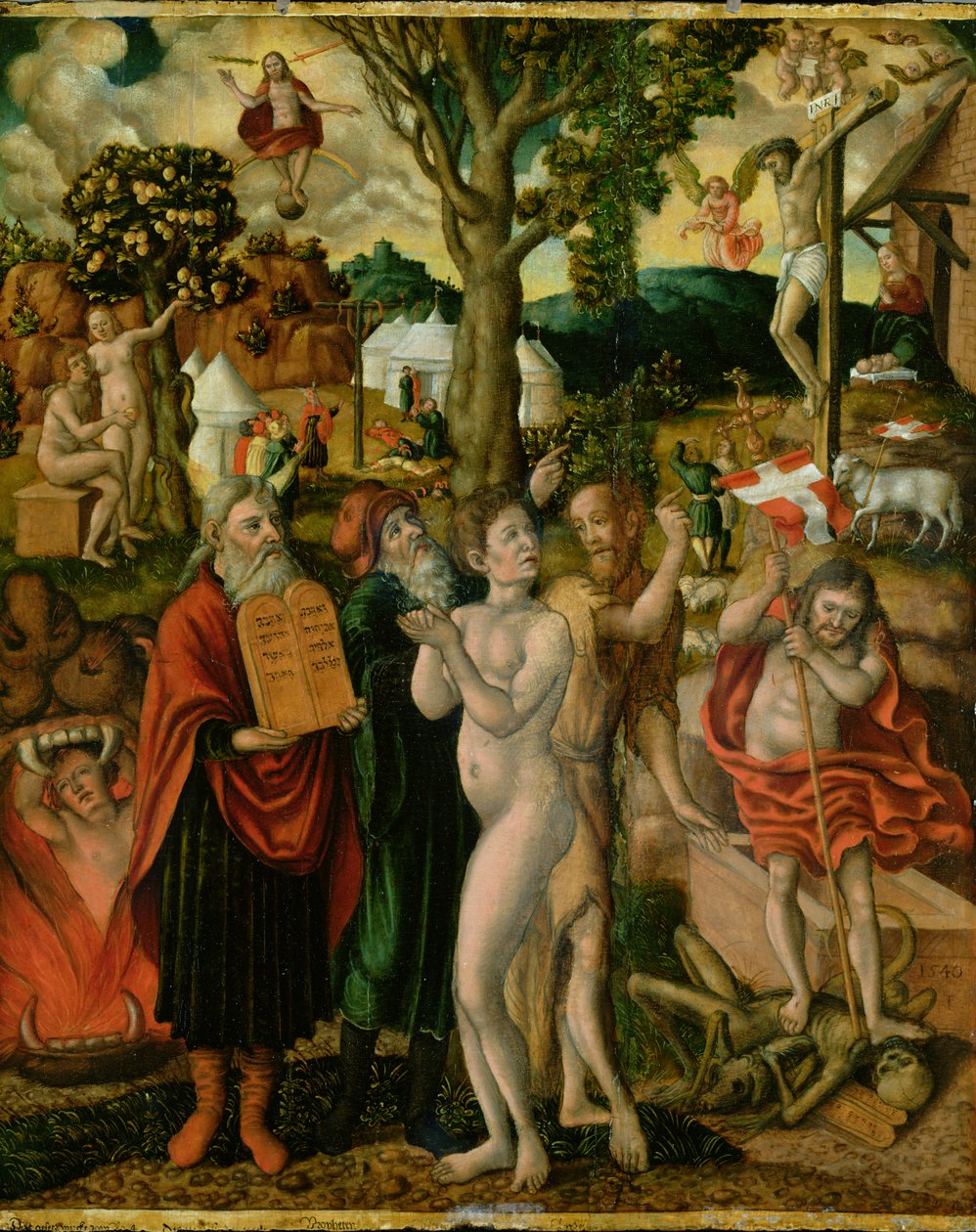 Bukás és megváltás, 1540 alkotó: Franz Timmermann