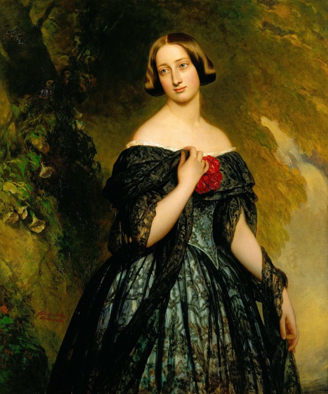 Alexandrina Saxe Coburg hercegné alkotó: Franz Xaver Winterhalter