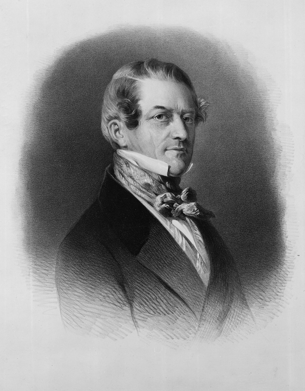Christian Friedrich, Stockmar báró, Thomas Fairland metszet alkotó: Franz Xaver Winterhalter