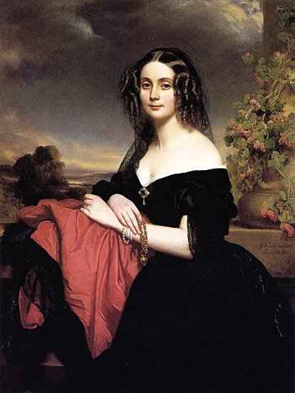 Claire de Bearn alkotó: Franz Xaver Winterhalter