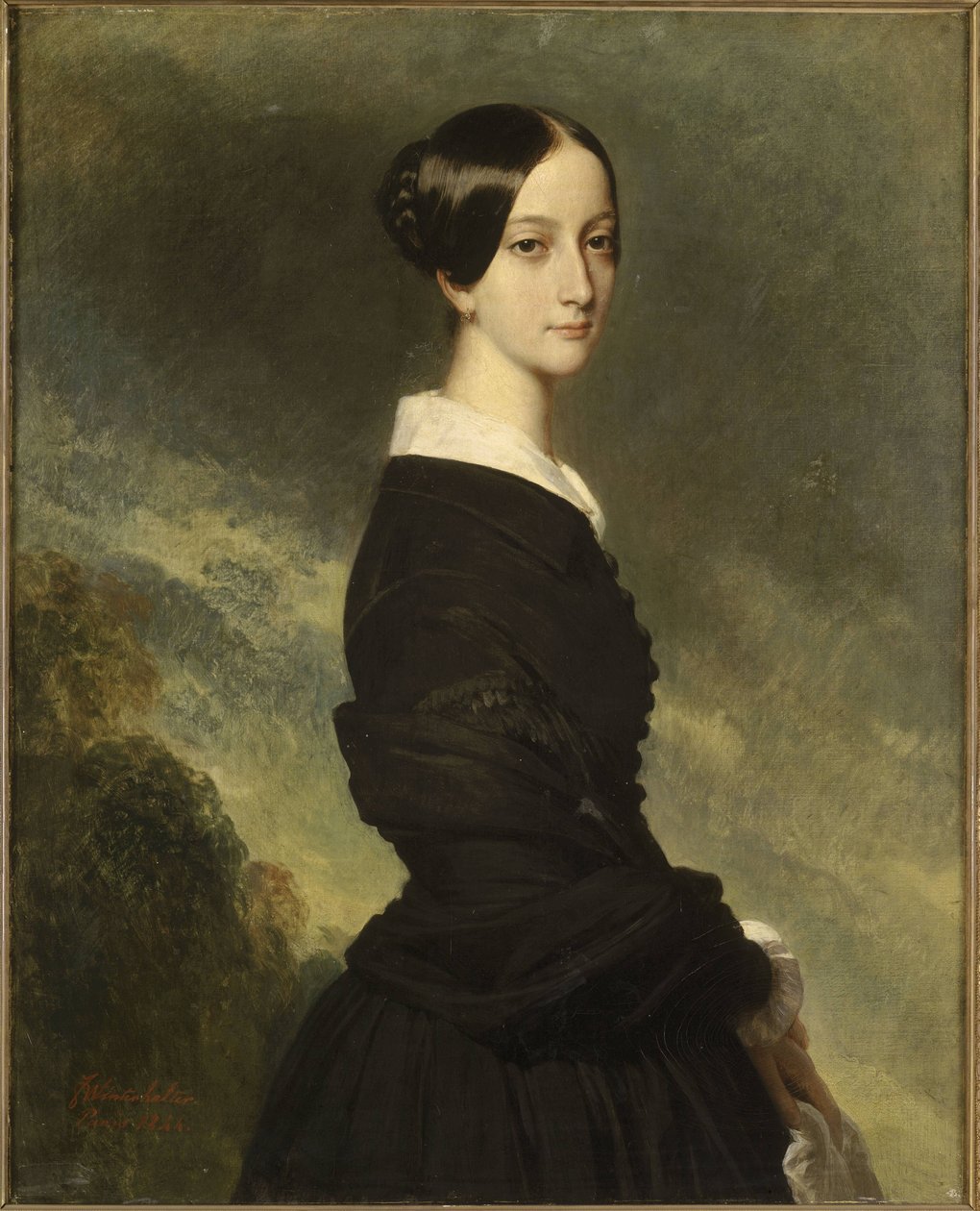francesca a bragancából alkotó: Franz Xaver Winterhalter