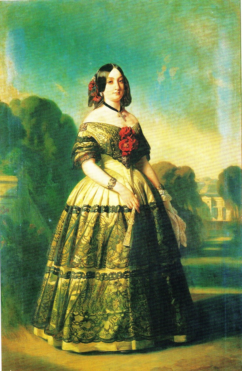 Az Infanta Luisa Fernanda de Borbón alkotó: Franz Xaver Winterhalter