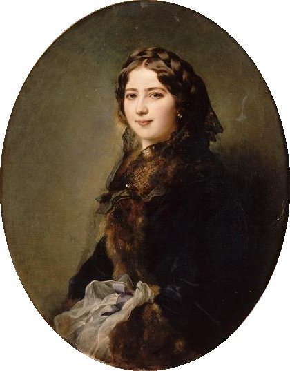 Liza Przezdziecka alkotó: Franz Xaver Winterhalter
