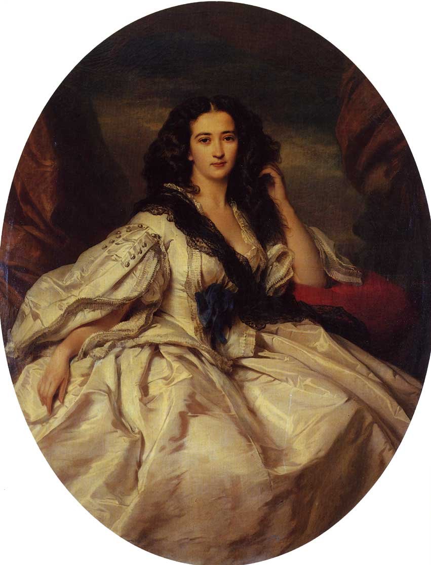 Jujewicz asszony alkotó: Franz Xaver Winterhalter