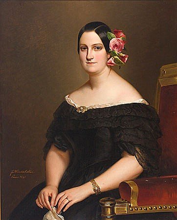 Bourbon-szicíliai Marie-Christine alkotó: Franz Xaver Winterhalter