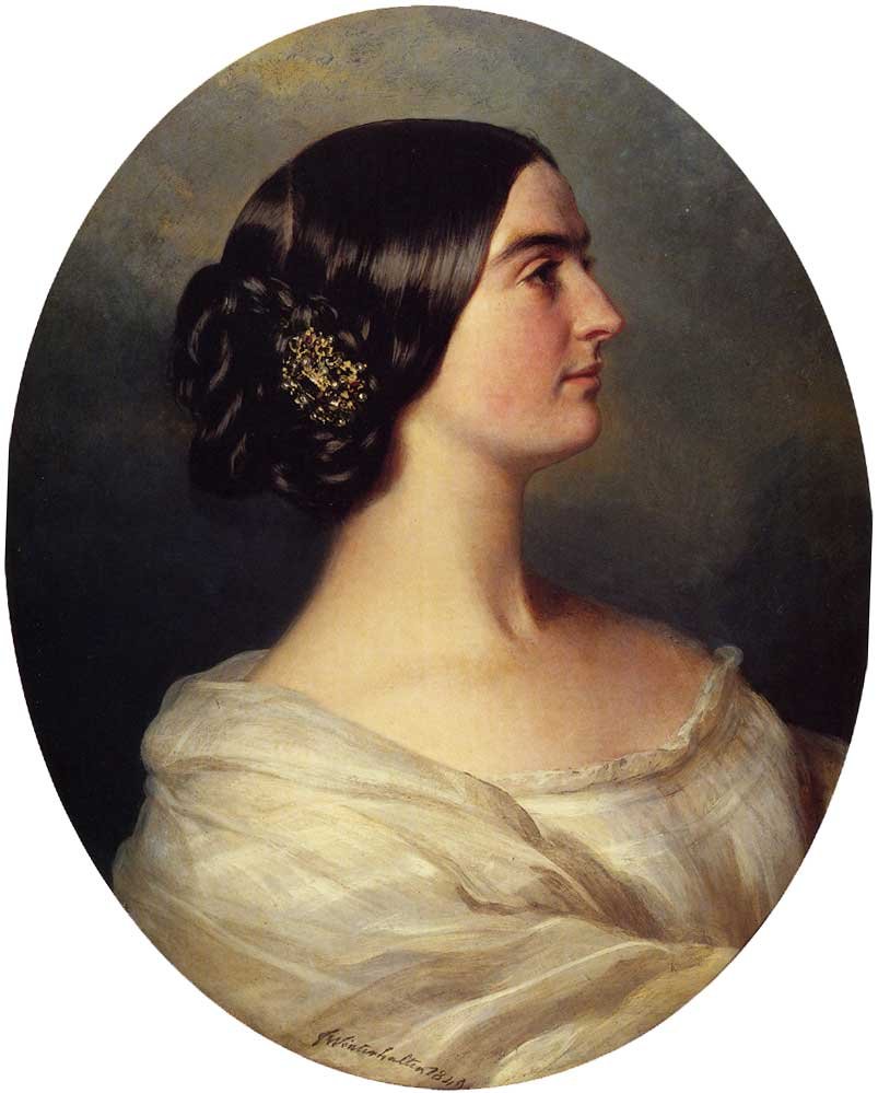 Charlotte Stuart portréja alkotó: Franz Xaver Winterhalter