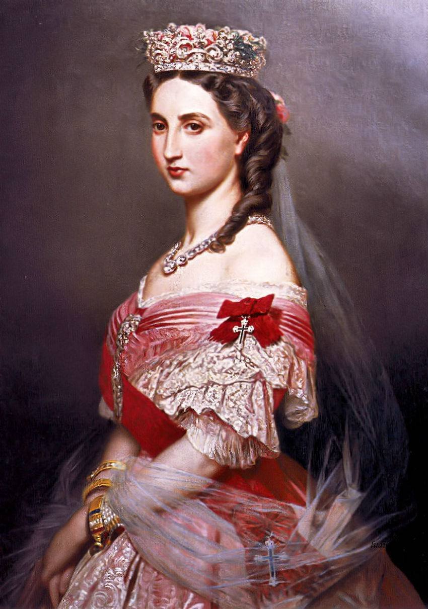 A belga Charlotte portréja alkotó: Franz Xaver Winterhalter