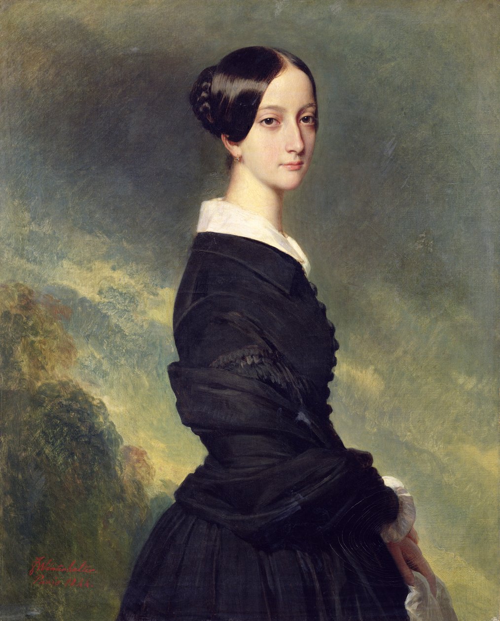 Francisca Caroline de Braganca (1824-98) portréja, 1844 alkotó: Franz Xaver Winterhalter