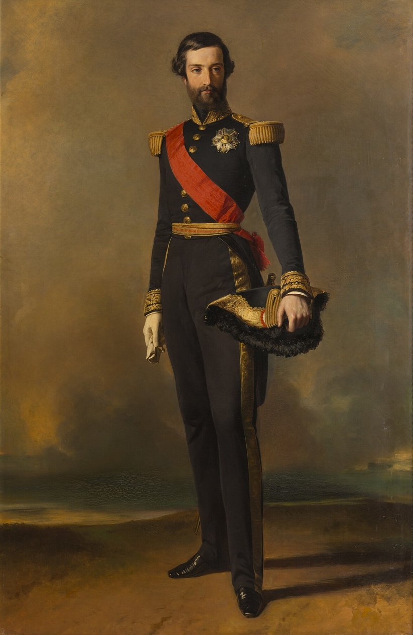 François-Ferdinand-Philippe dOrléans, Joinville hercegének arcképe alkotó: Franz Xaver Winterhalter