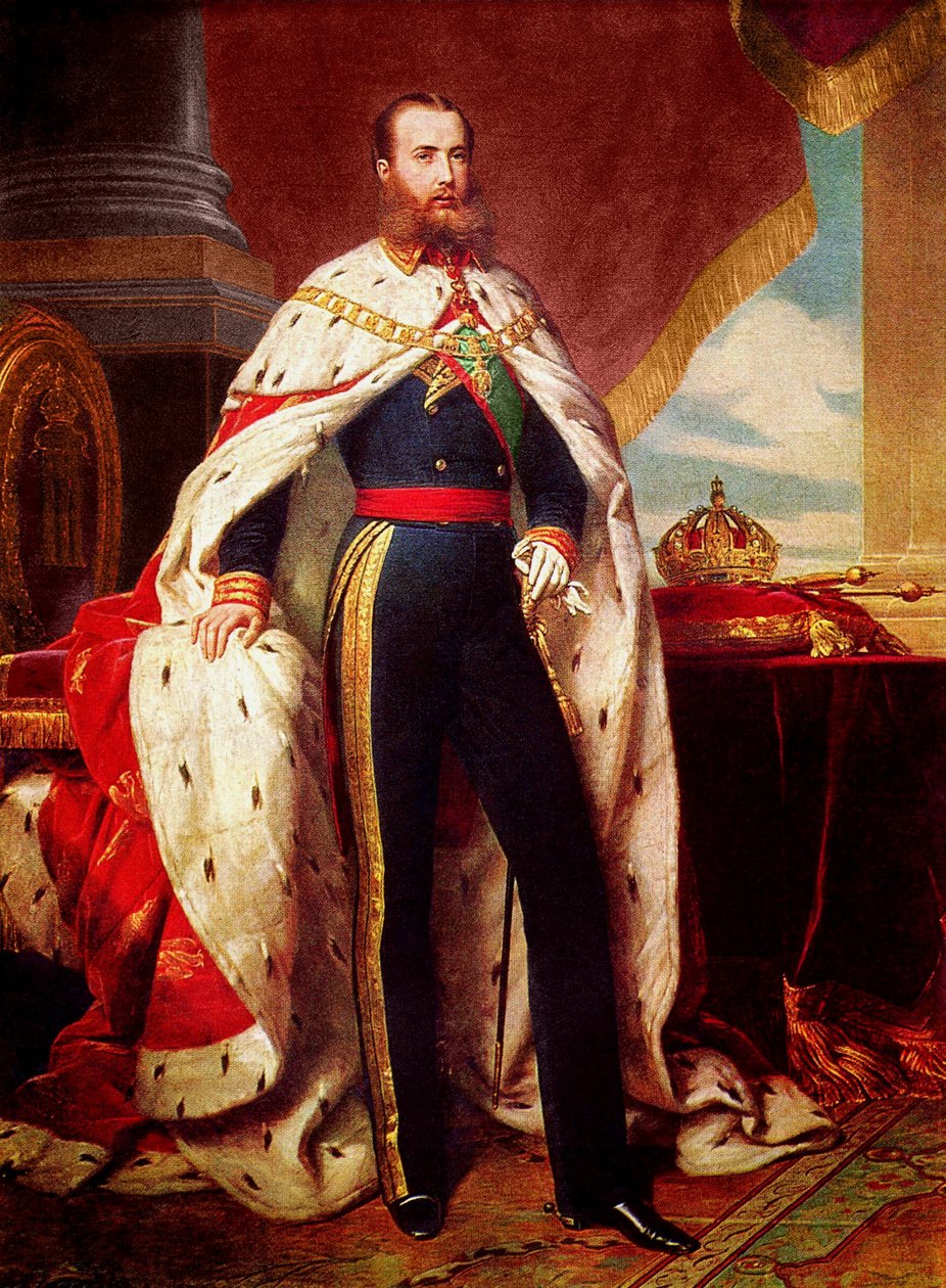 I. Maximilianus, Mexikó arcképe alkotó: Franz Xaver Winterhalter