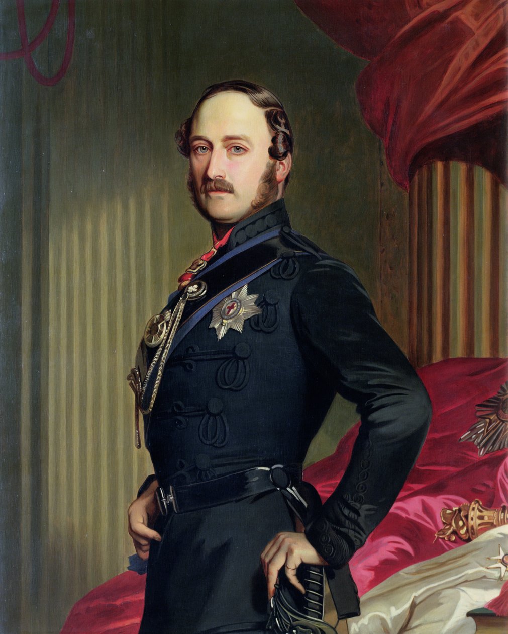 Albert herceg (1819-61) portréja 1859 alkotó: Franz Xaver Winterhalter