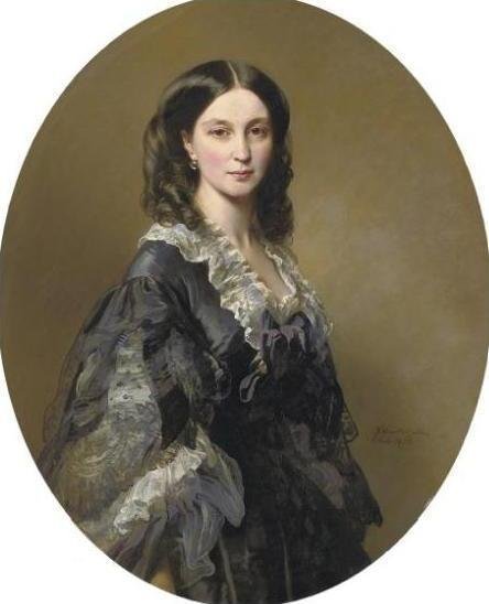 Elizaveta Alexandrovna Tchernicheva hercegnő portréja alkotó: Franz Xaver Winterhalter