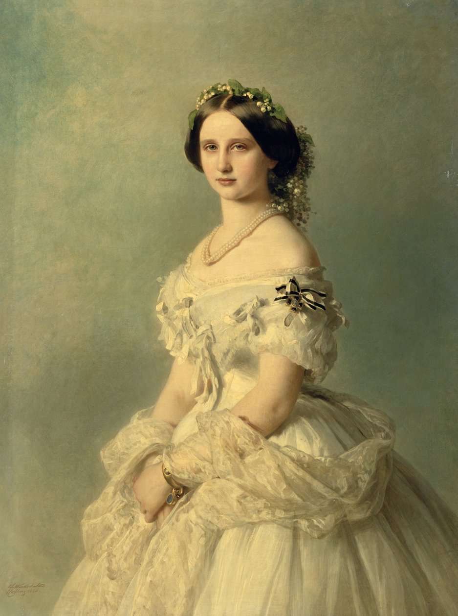 Badeni hercegnő portréja, 1856 alkotó: Franz Xaver Winterhalter
