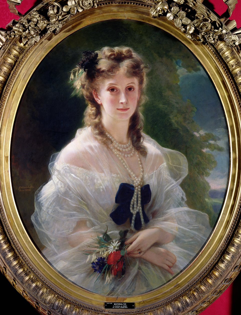 Sophie Troubetskoy (1838-96) Morny grófnő portréja, 1863 alkotó: Franz Xaver Winterhalter