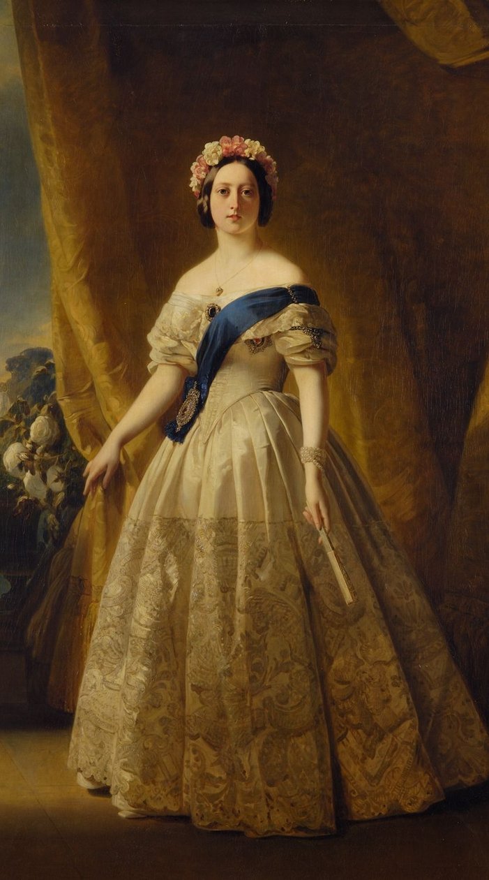 Az Egyesült Királyság Viktória portréja alkotó: Franz Xaver Winterhalter