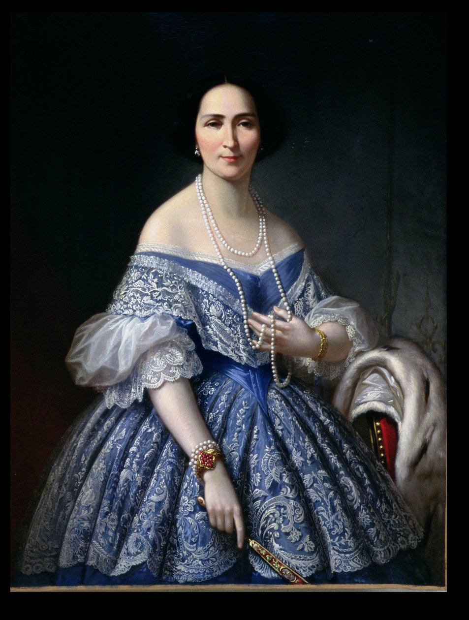 Egy nő portréja alkotó: Franz Xaver Winterhalter
