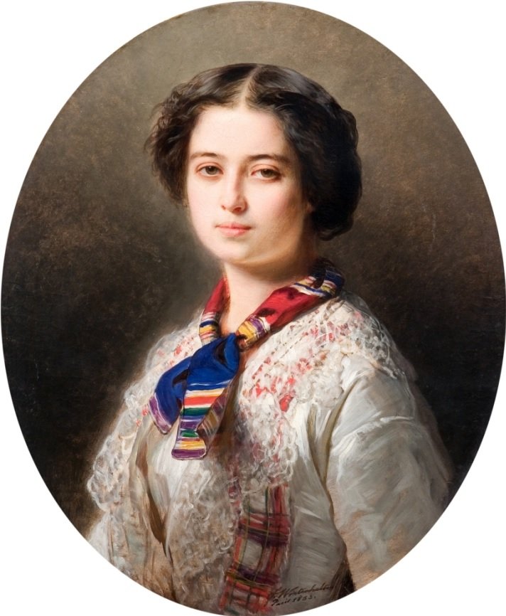 Cecylia Lubomirska portréja alkotó: Franz Xaver Winterhalter