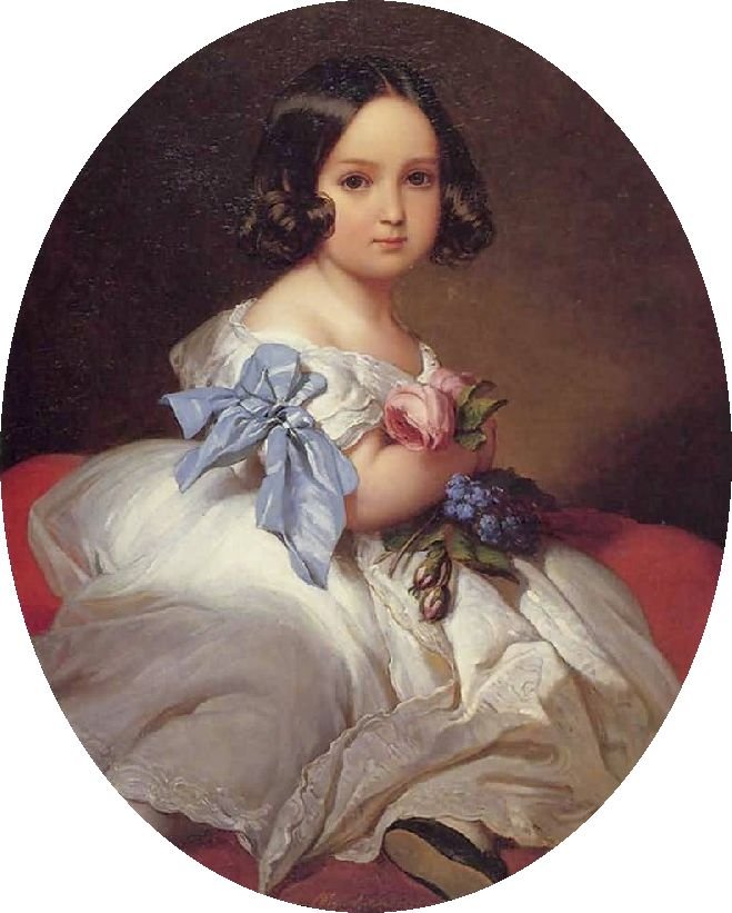 Charlotte belga hercegnő alkotó: Franz Xaver Winterhalter