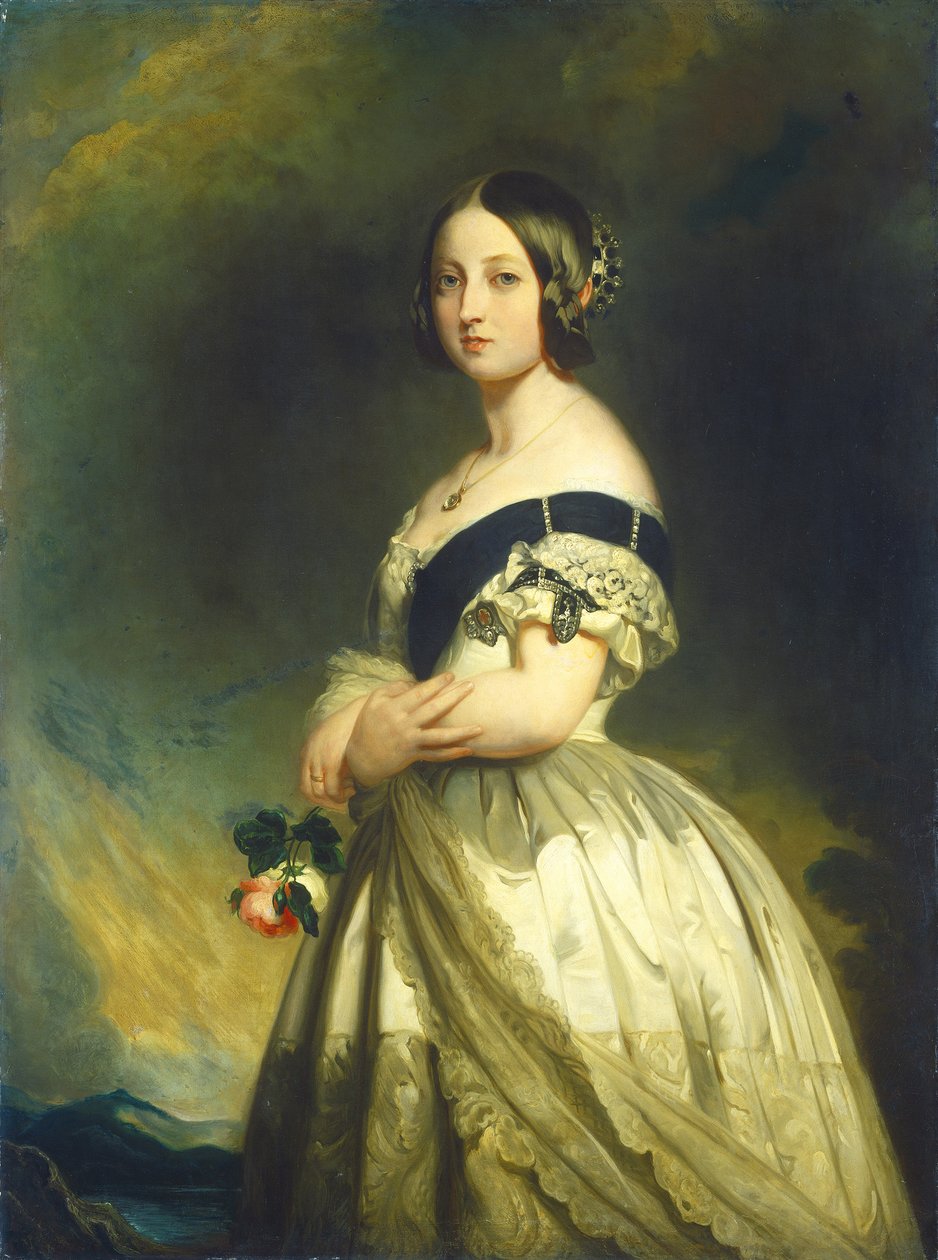 Viktória királynő, 1843 körül alkotó: Franz Xaver Winterhalter