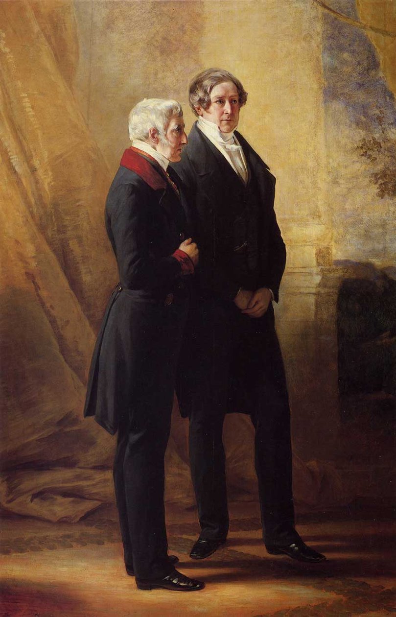 Wellington hercege és Sir Robert Peel alkotó: Franz Xaver Winterhalter