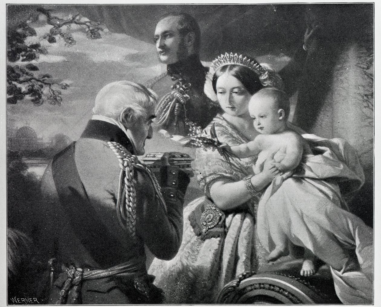 1851. május elseje, metszet: Werner alkotó: Franz Xaver Winterhalter