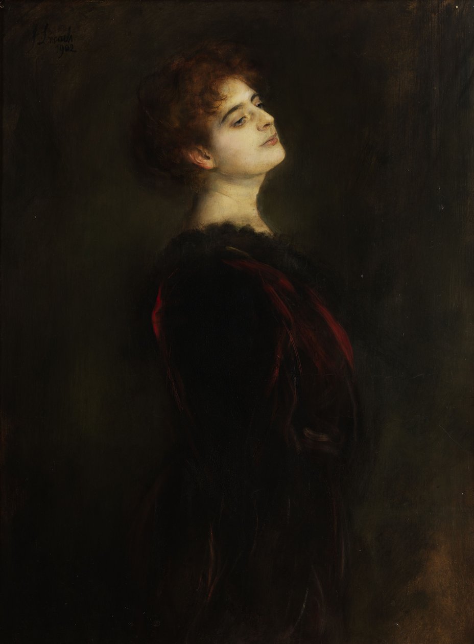 Mrs. Elsa Mothwurf portréja alkotó: Franz Seraph von Lenbach