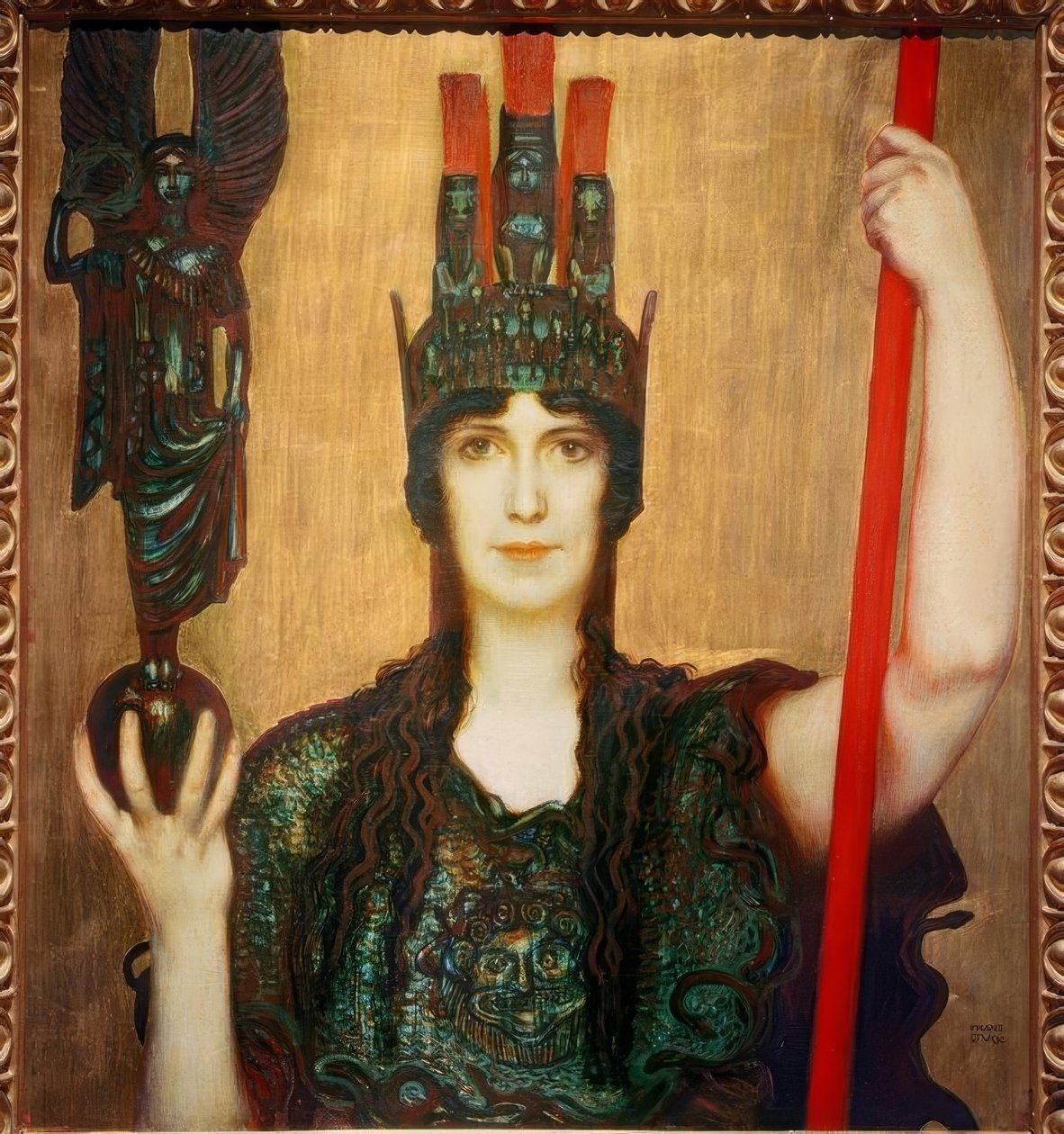 Pallas Athéné alkotó: Franz von Stuck