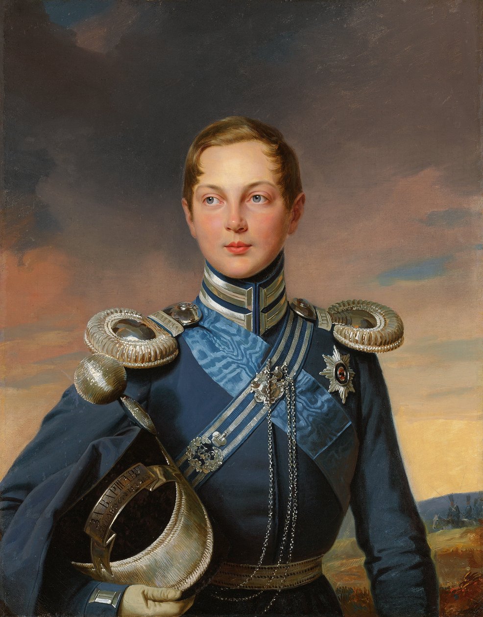 Alekszandr Nyikolajevics cezarevics portréja az Atamánszkij kozák ezred egyenruhájában (olaj, vászon) alkotó: Franz (after) Krüger
