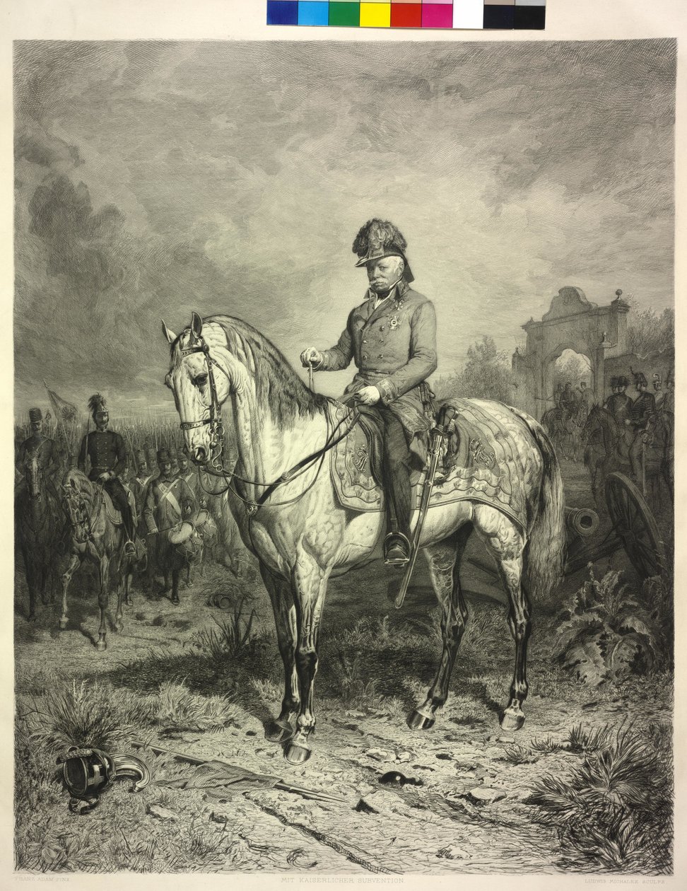 Radetzky József gróf Radetzky (metszet) alkotó: Franz Adam