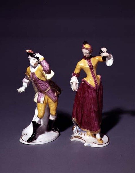 Columbine és Sparento kapitány „Commedia dell