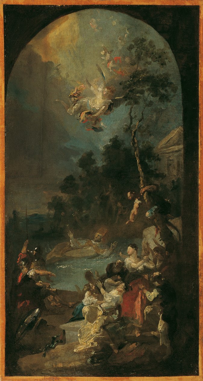 Ön adja a Martyrium des heiligen Quirinust alkotó: Franz Anton Maulbertsch