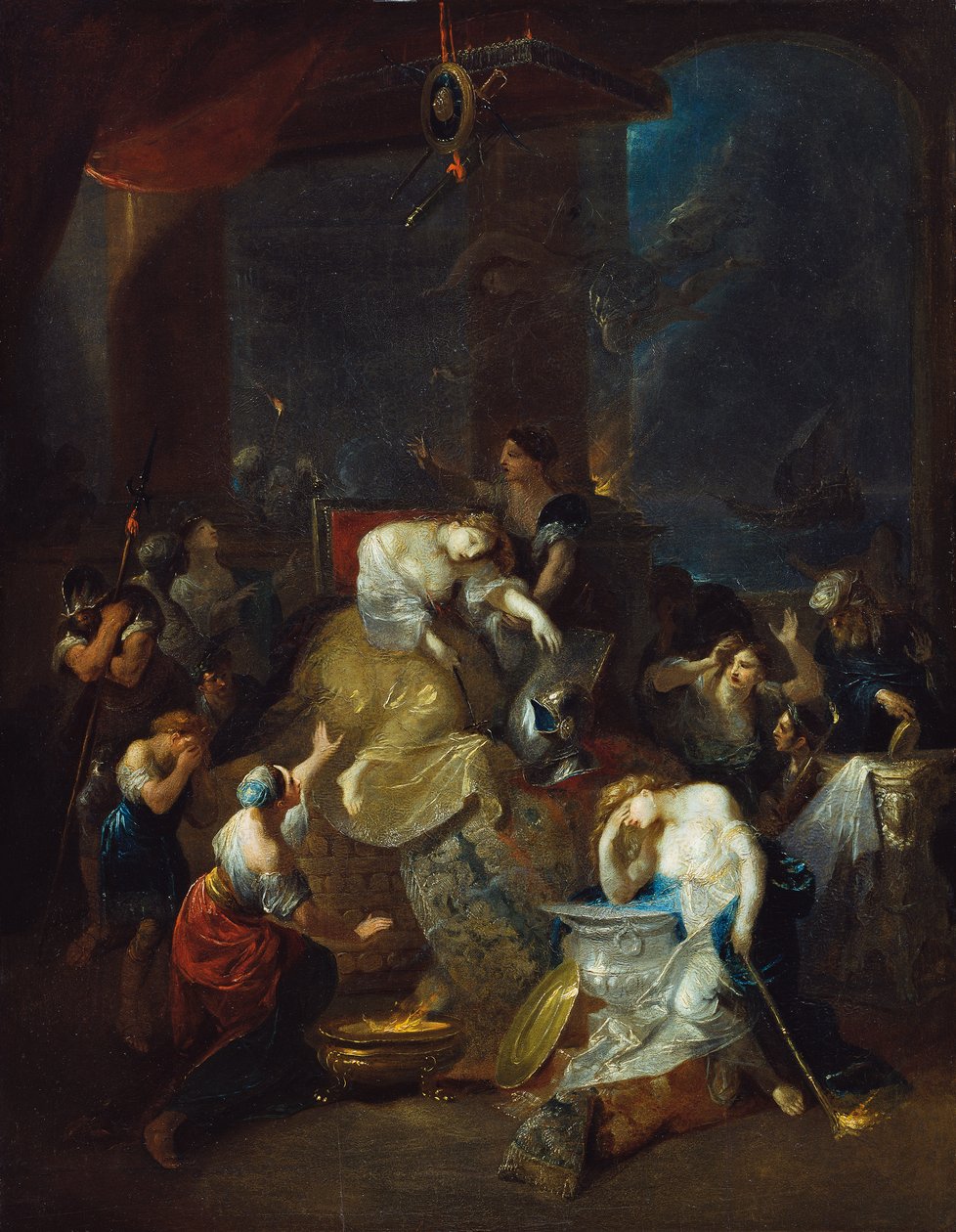 Dido halála alkotó: Franz Anton Maulbertsch