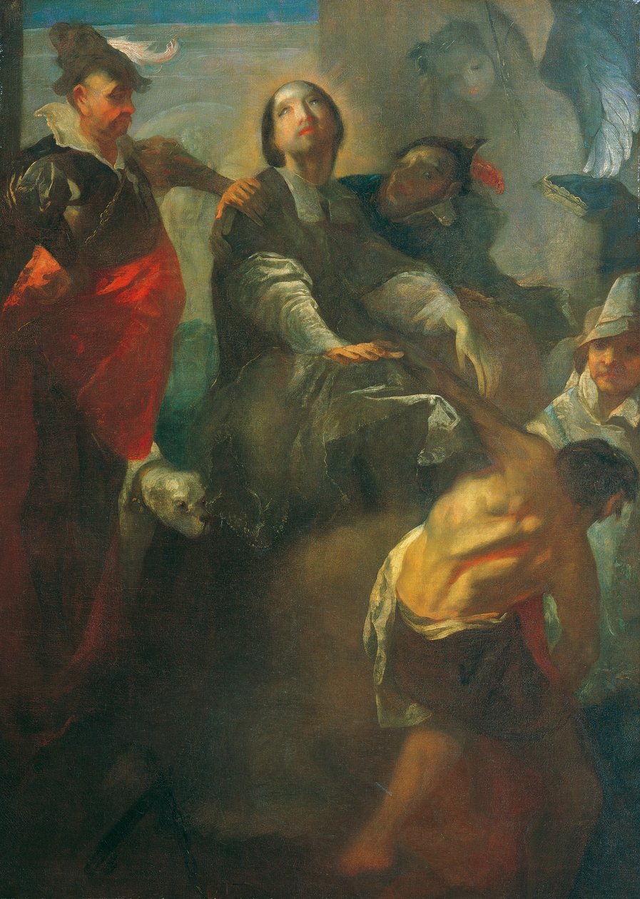 Nepomuki Szent János elfogása alkotó: Franz Anton Maulbertsch