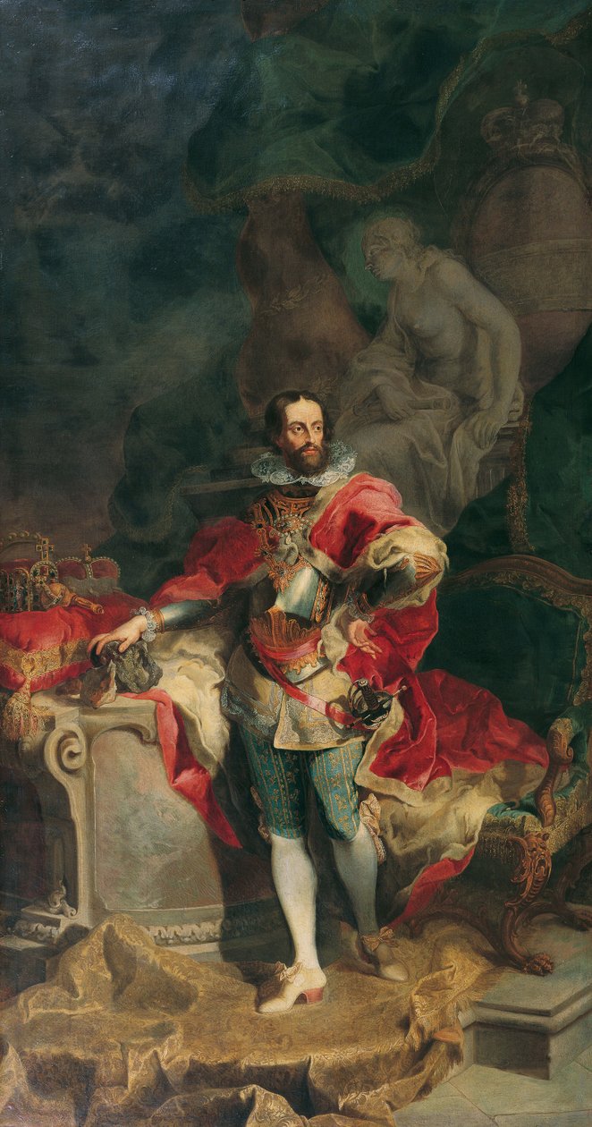 I. Ferdinánd császár portréja 1503-1564, 1760 körül. alkotó: Franz Anton Palko