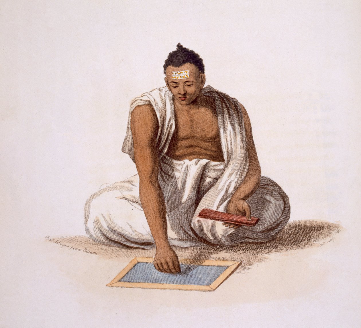 A Dyback, vagy asztrológus, 1804. alkotó: Franz Balthazar Solvyns