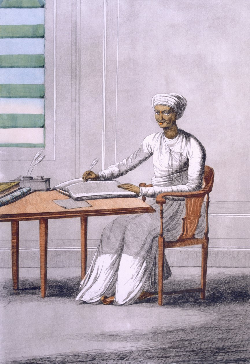 Egy causto (clerkscribe), a 