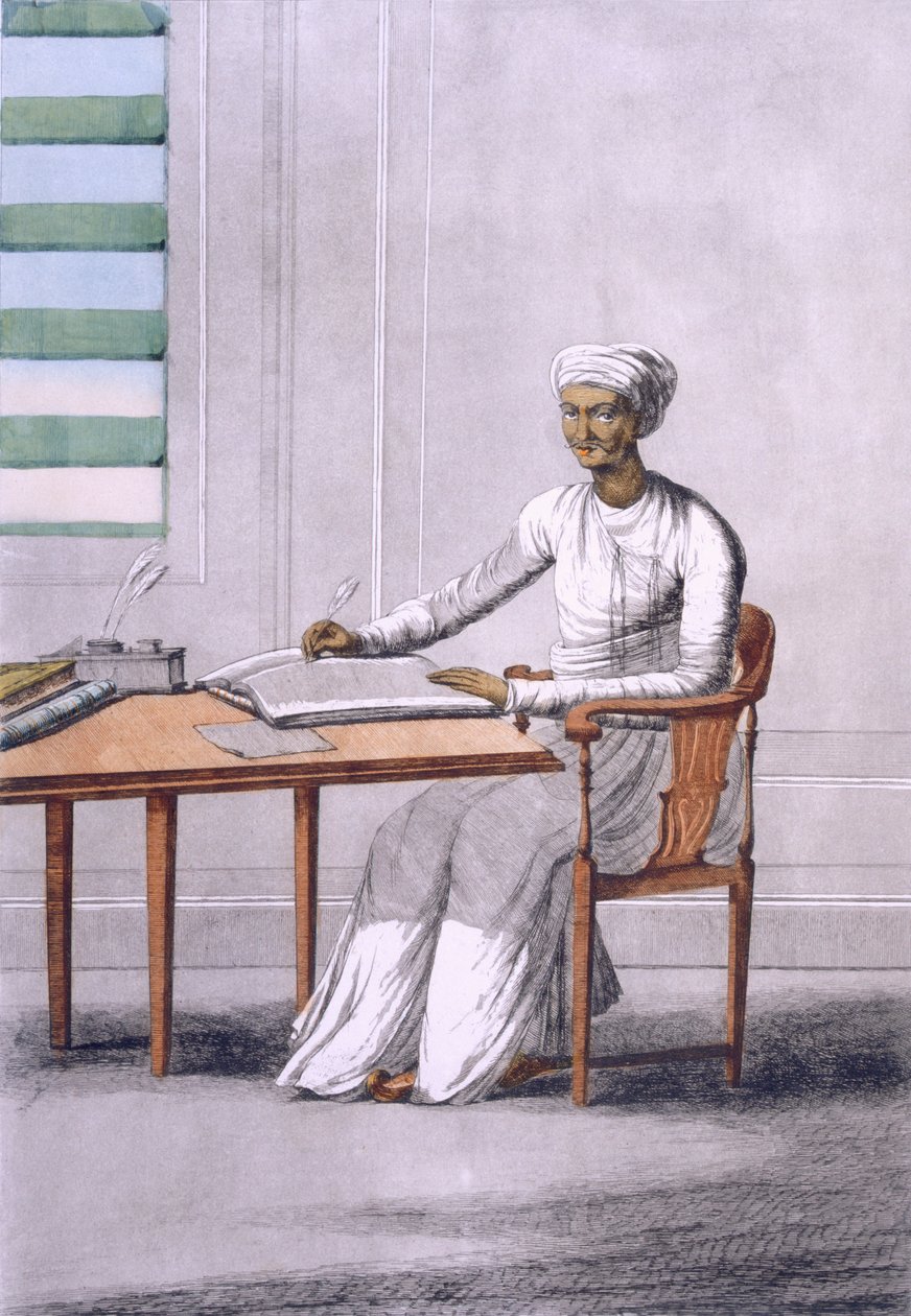 Egy causto hivatalnok, kocsma. 1808-12. alkotó: Franz Balthazar Solvyns