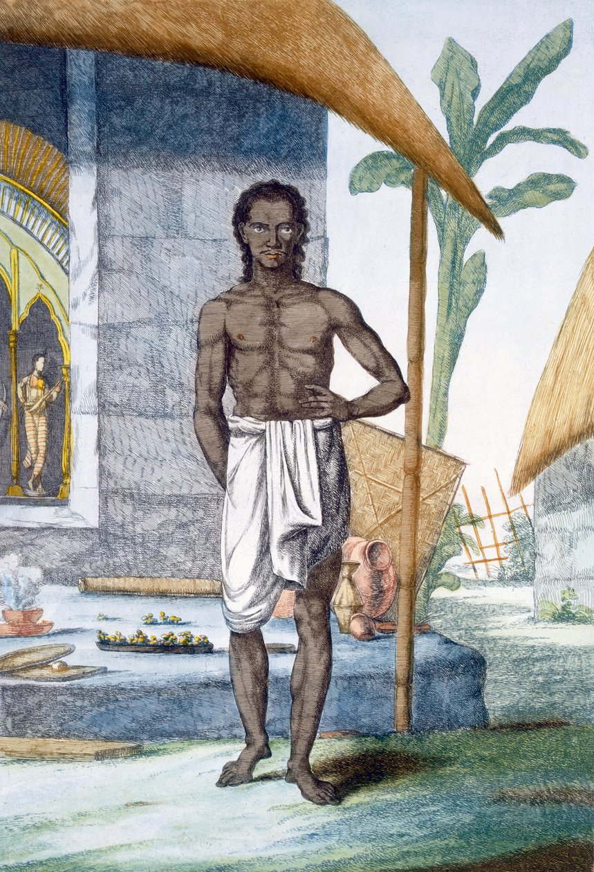 Egy festő és szobrász, a „A hinduk, avagy modoruk, jelmezeik és szertartásaik leírása” c., 1808–1812 (színes rézkarc) alkotó: Franz Balthazar Solvyns