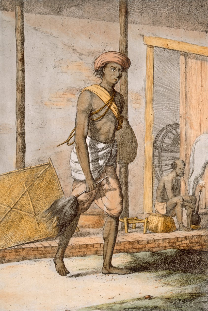 Vőlegény, „A hinduk, avagy modoruk, jelmezeik és szertartásaik leírása”, 1808–1812 (színes rézkarc) alkotó: Franz Balthazar Solvyns
