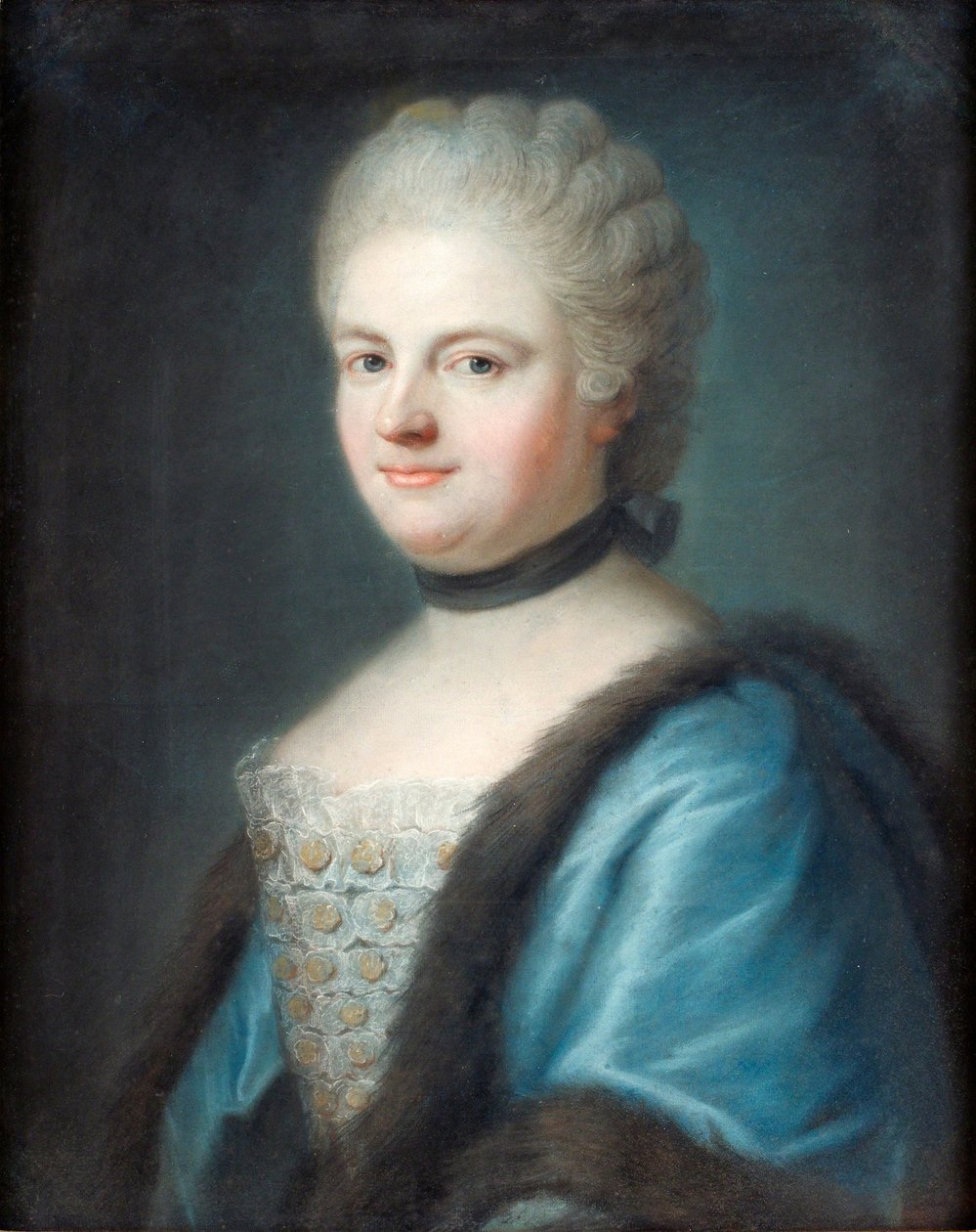 Marie Leszczynska, Franciaország királynőjének portréja 1703-1768 alkotó: Franz Bernhard Frey